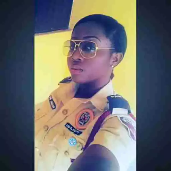 "I Laugh When I Hear Ladies In Uniform Are Wicked And...": Pretty Female FRSC Officer (Photos)